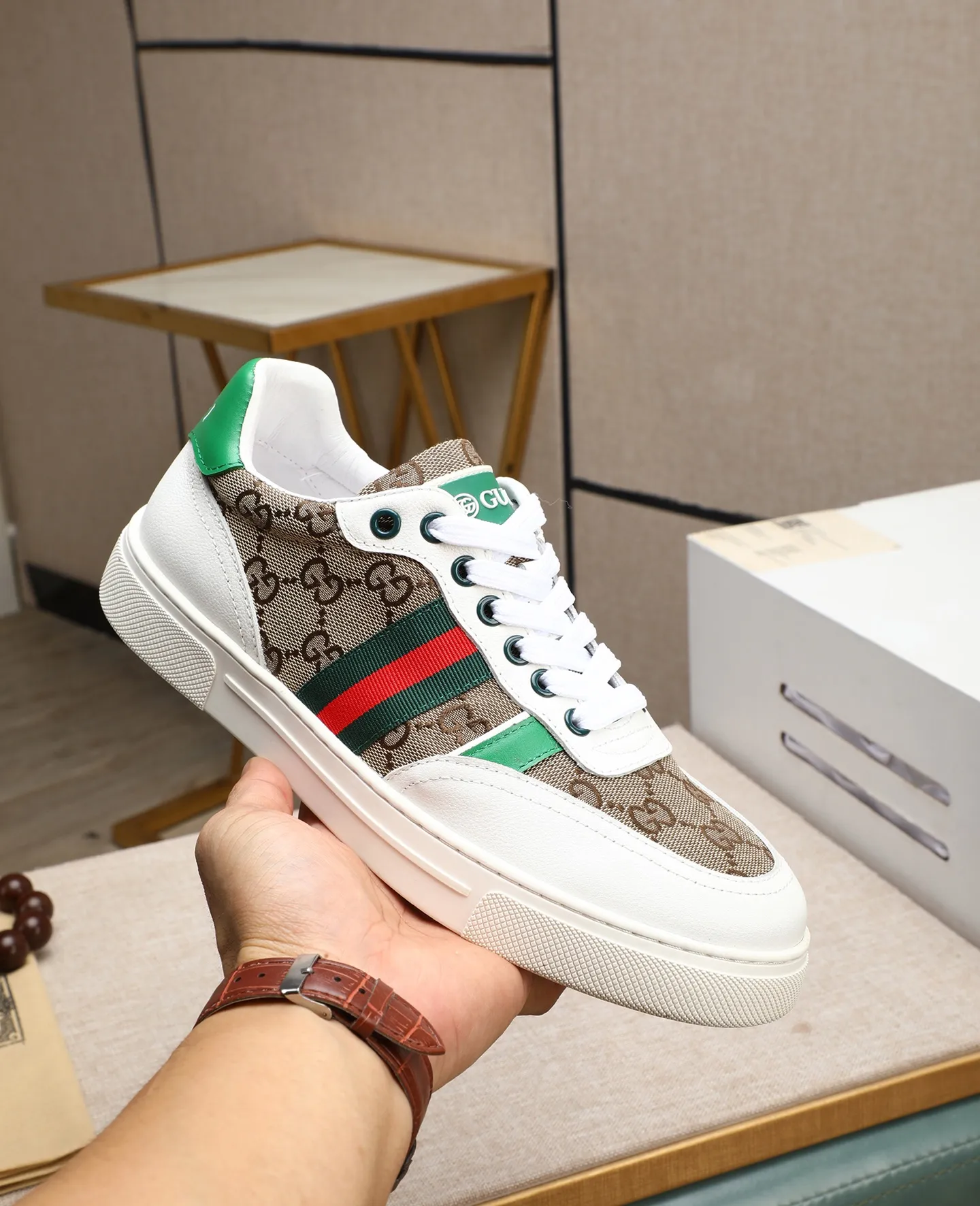 Men's men's shoes💰440 GUCCI🔍🔍2025 latest model Available at the counter at the same time, original calfskin imported from Italy, genuine leather lining, (high-end, extravagant, and classy) with exquisite workmanship, soles: original soles specially provided by the original factory, ⚠Exclusive double-layer movable molded soles are super comfortable⚠, real photos🎬The real ones are better🔍🔍"High quality·Follow the order" code number 38-44 (45 46 customized)